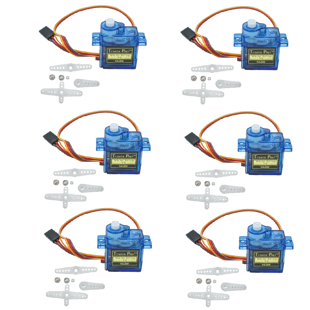 6 Servomotores Micro SG90 de 9 - Lattepanda Sigma 32Gb reseña y precio